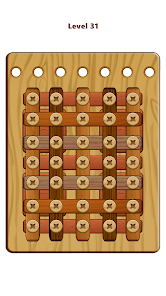 Wood Nuts & Bolts Puzzle